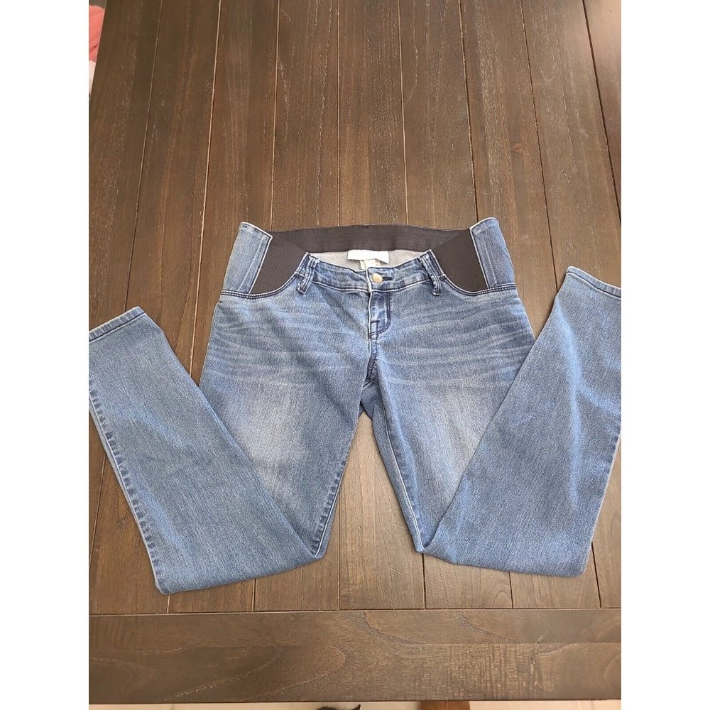 Isabel Maternity By Ingrid & Isabel Jegging Jeans Women's Size 6 Blue Mid Rise